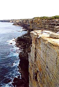 Currarong, the cliffs of the peninsular, South Coast, NSW