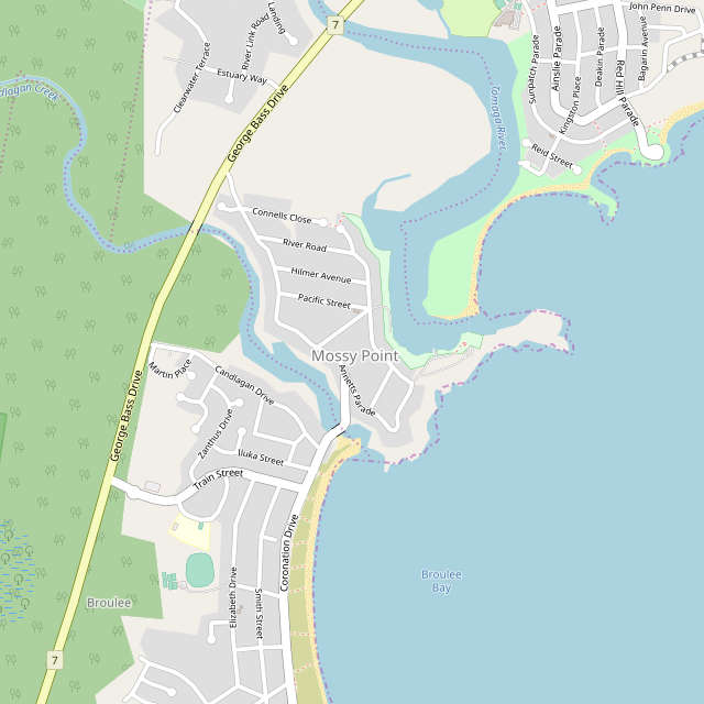 map of mossy point