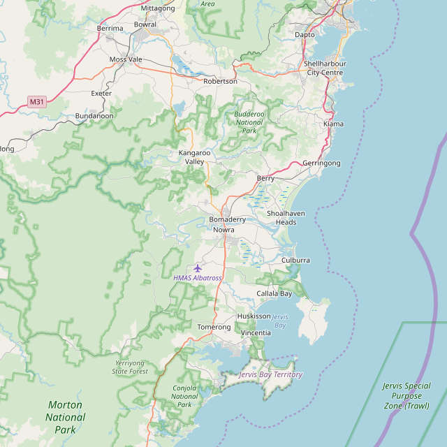 map of nowra