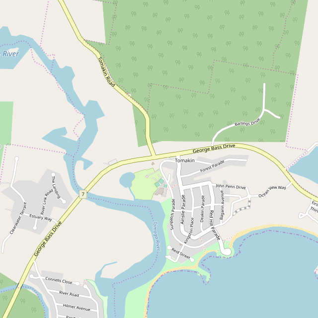 map of tomakin