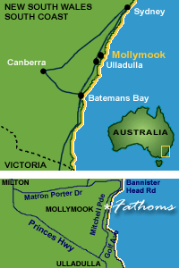 Fathoms Holiday Apartments Location Map