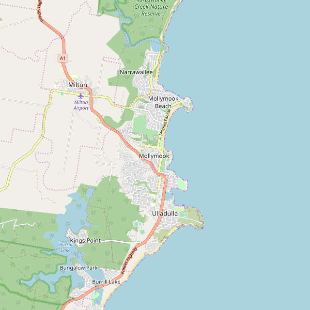 map of mollymook