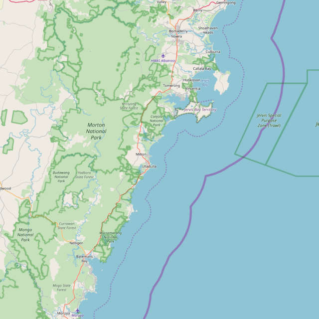 map of shoalhaven